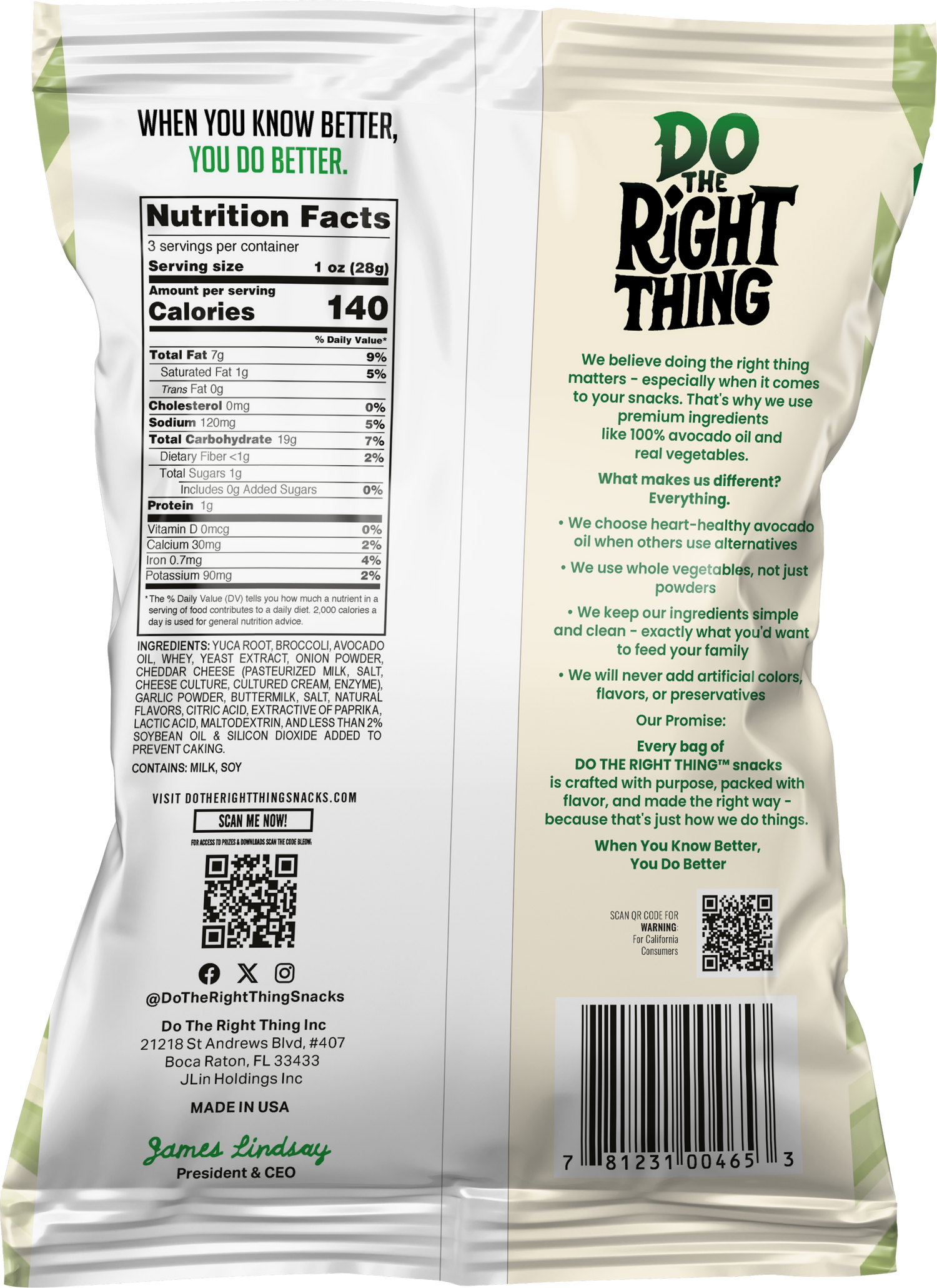 Veggie Krackle | Broccoli Cheddar